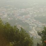 Widok Medziugorje z góry Kriżevac
